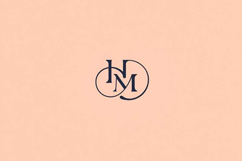 Monogram in Orange